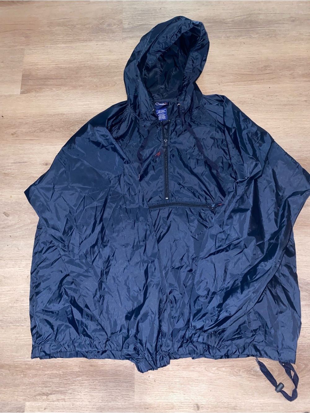 Catalina Navy Hooded Windbreaker Pullover